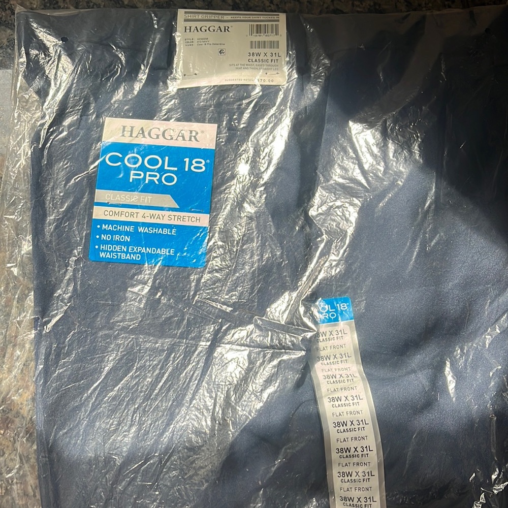 Haggar Cool 18 pro classic fit pants/slacks